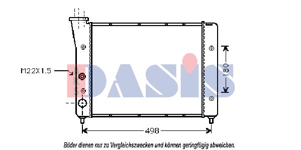 AKS DASIS Radiators, Motora dzesēšanas sistēma 041200N